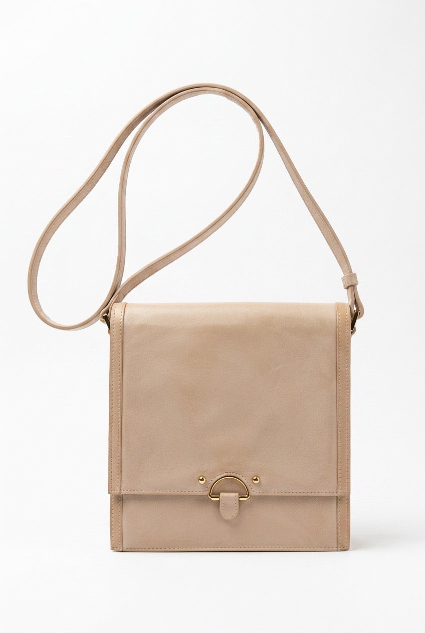 Sac à bandoulière Bally Schoenenwerd en Cuir Beige Vintage - Seconde main luxe – VestiaireFMR Genève Suisse