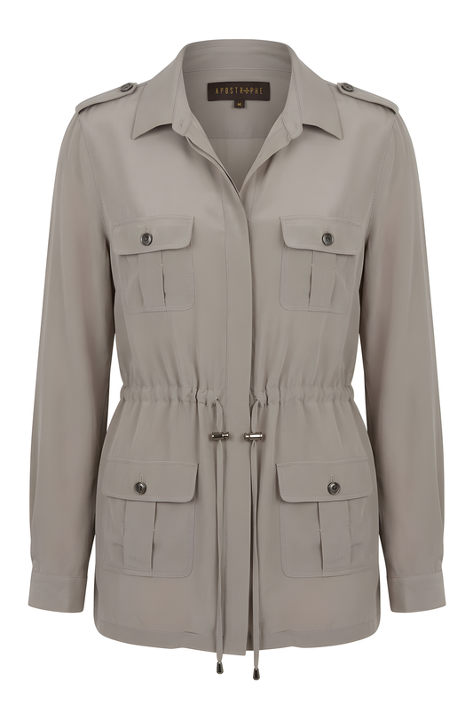 Veste en soie Apostrophe - Seconde main luxe - VestiaireFMR Genève Suisse