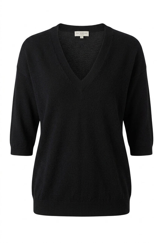 Pull à manches courtes Eric Bompard – Seconde main luxe – VestiaireFMR Genève Suisse