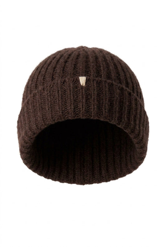 Bonnet Cabasso marron cachemire vintage – Seconde main luxe – VestiaireFMR Genève Suisse