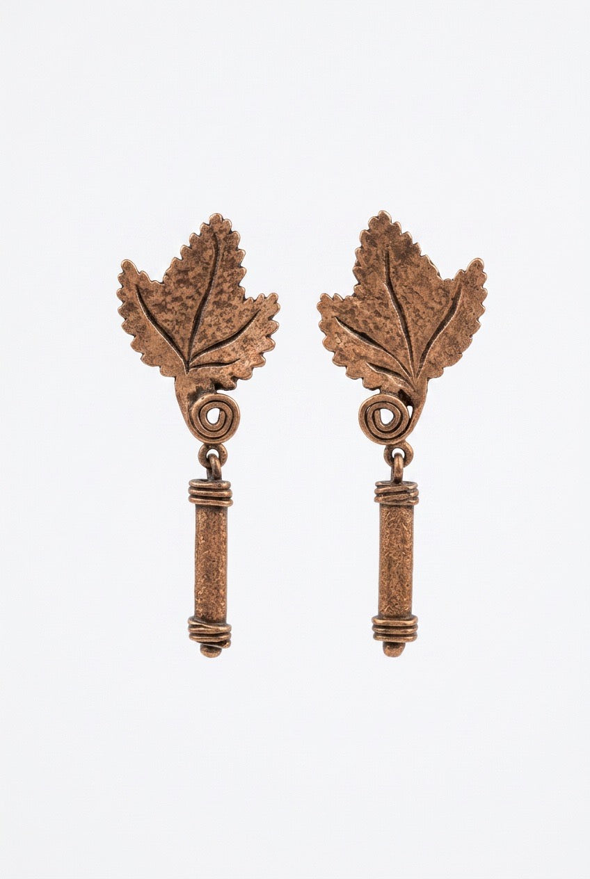 Boucles d'oreille Kenzo Takada vintage – Seconde main luxe – VestiaireFMR Genève Suisse