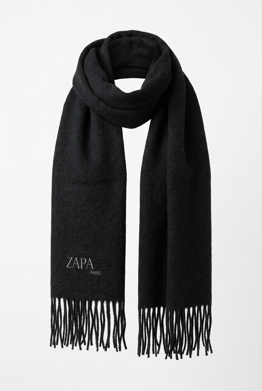 Echarpe unisex en laine ZAPA Paris  – Seconde main luxe – VestiaireFMR Genève Suisse