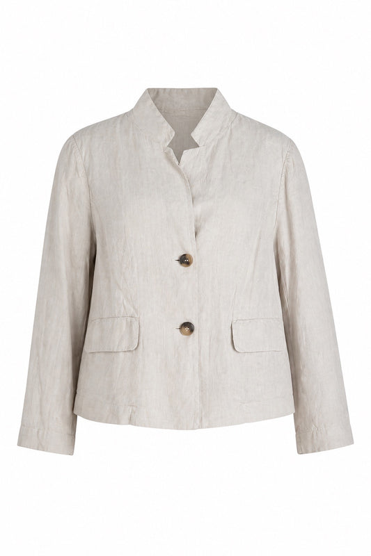 Veste femme Peserico en lin  – Seconde main luxe – VestiaireFMR Genève Suisse