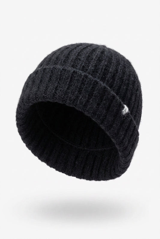Bonnet Cabasso noir cachemire vintage – Seconde main luxe – VestiaireFMR Genève Suisse