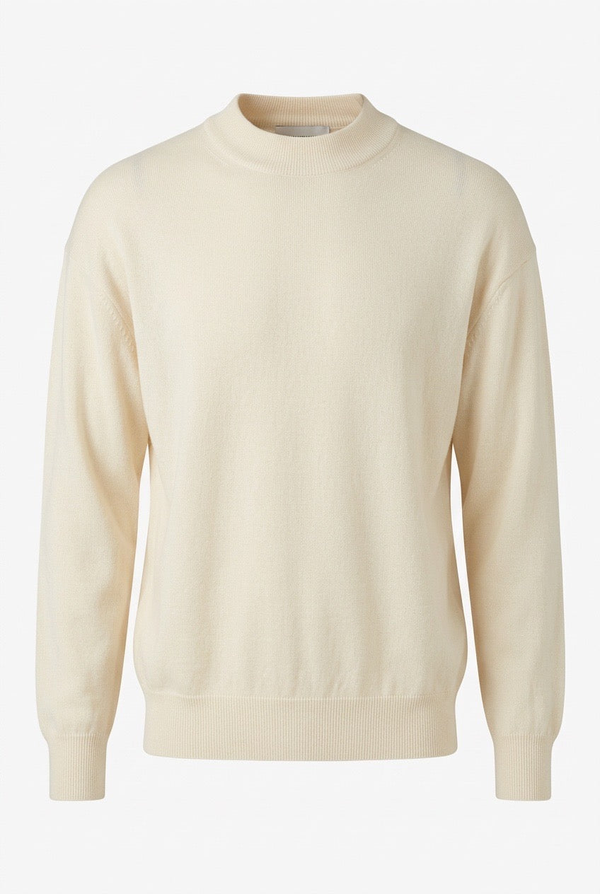Pull Rodier vintage laine jaune mannequin fantôme– Seconde Main luxe – VestiaireFMR Genève Suisse