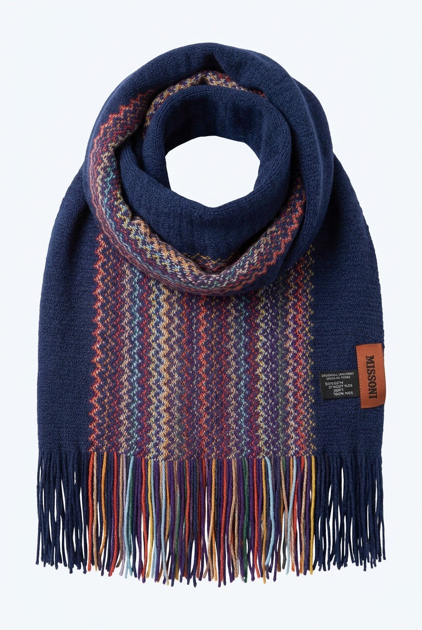 Écharpe MIssoni vintage – Seconde main luxe – VestiaireFMR Genève Suisse