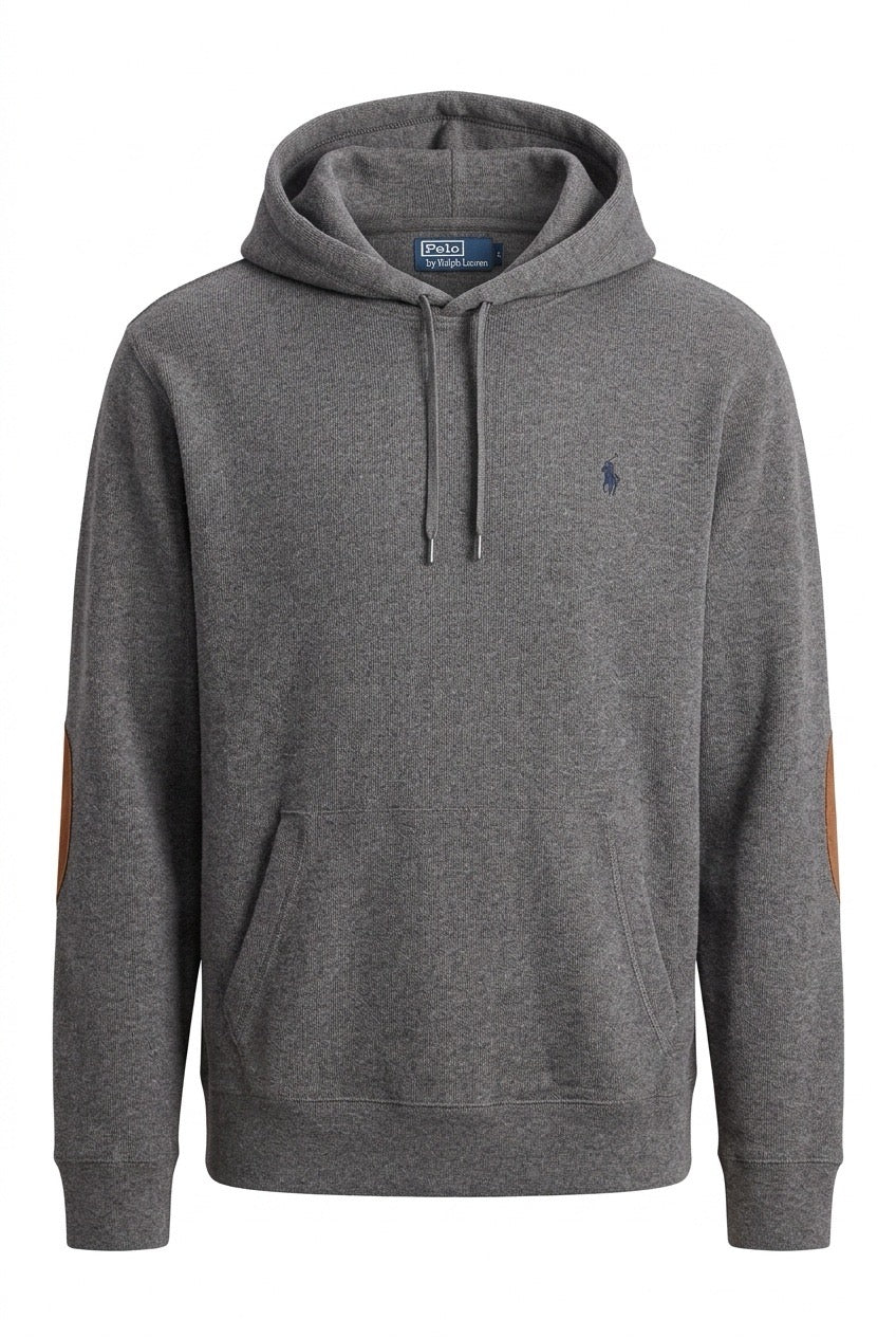 Hoodie Polo Ralph Lauren gris face capuche — Seconde Main VestiaireFMR