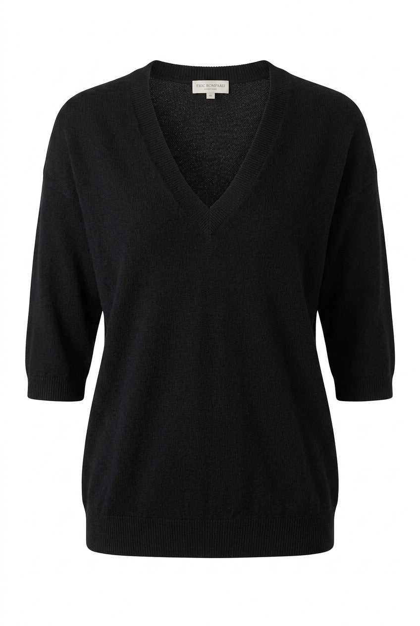 Pull à manches courtes Eric Bompard – Seconde main luxe – VestiaireFMR Genève Suisse