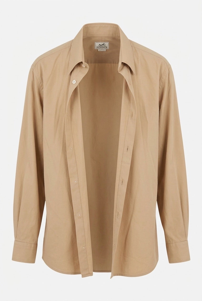 Chemise homme Hermès – Seconde main luxe – VestiaireFMR Genève Suisse