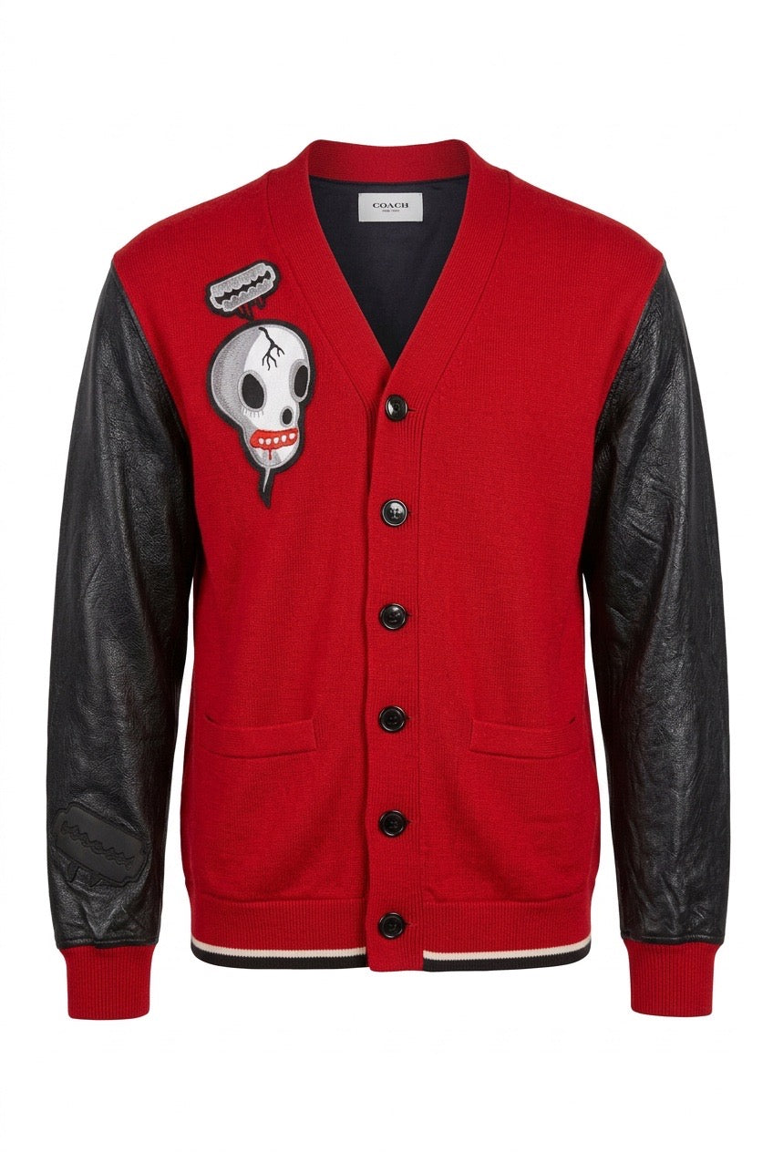 Cardigan homme Coach 1941 de face  – Seconde main luxe – VestiaireFMR Genève Suisse