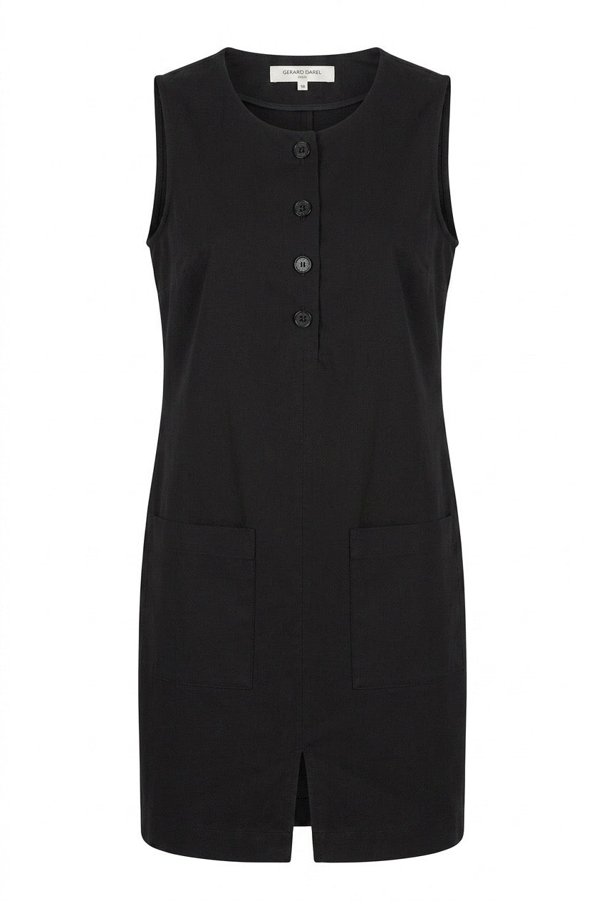 Robe sans manches en coton Gérard Darel - Seconde main luxe - VestiaireFMR Genève Suisse