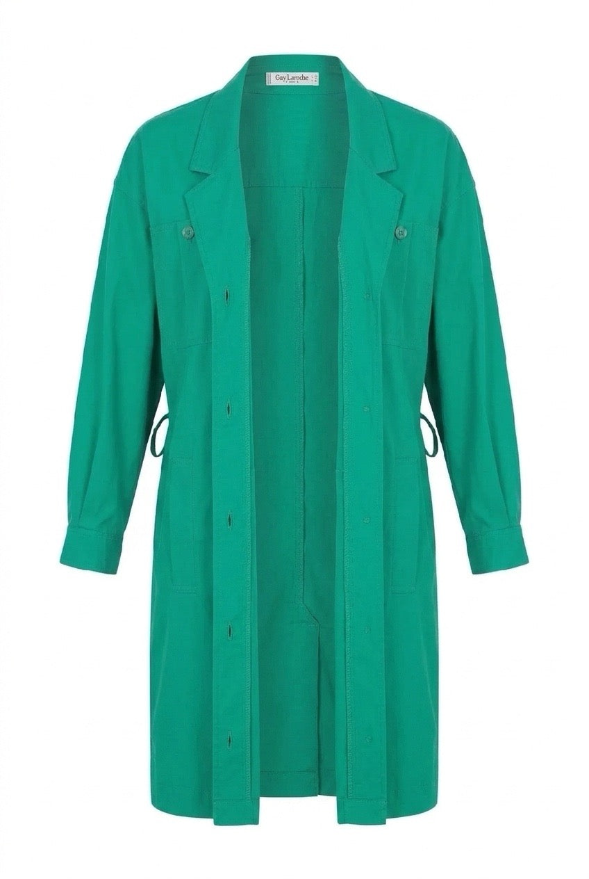 Robe chemise en coton Guy Laroche – Seconde Main luxe – VestiaireFMR Genève Suisse