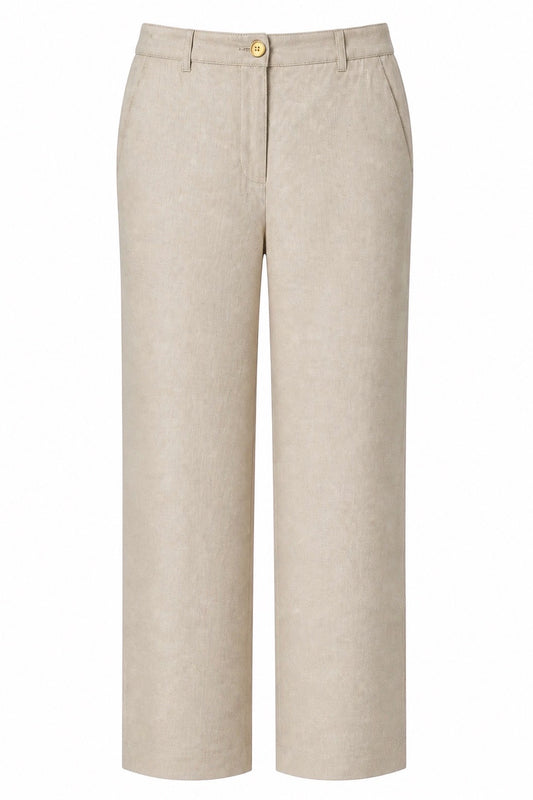 Pantalon en lin et soie Apostrophe – Seconde Main luxe – VestiaireFMR Genève Suisse