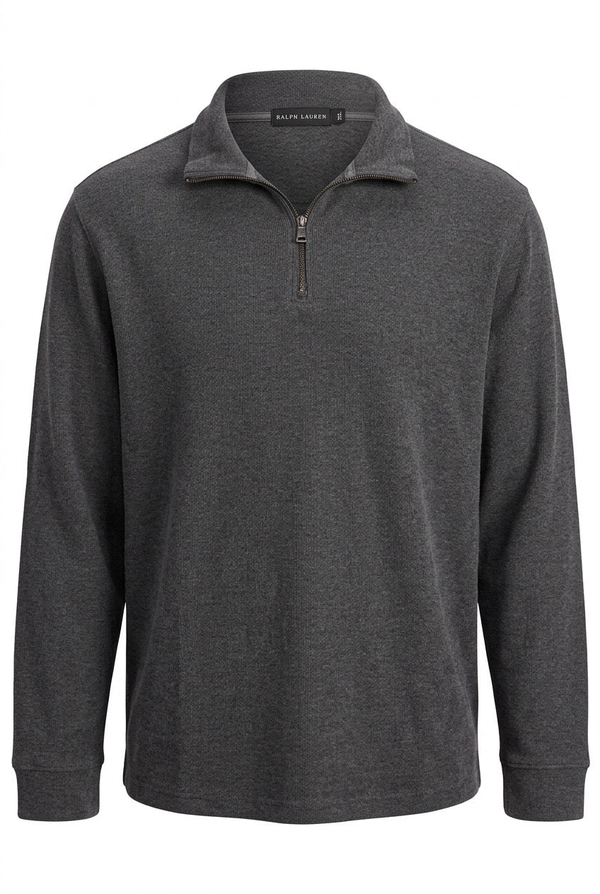 Sweat Ralph Lauren Black Label gris face — Seconde Main VestiaireFMR