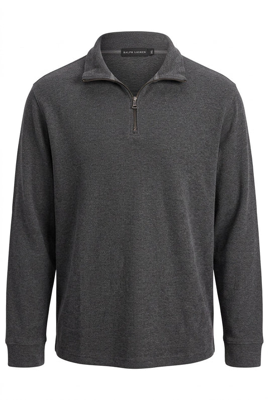 Sweat Ralph Lauren Black Label gris face — Seconde Main VestiaireFMR