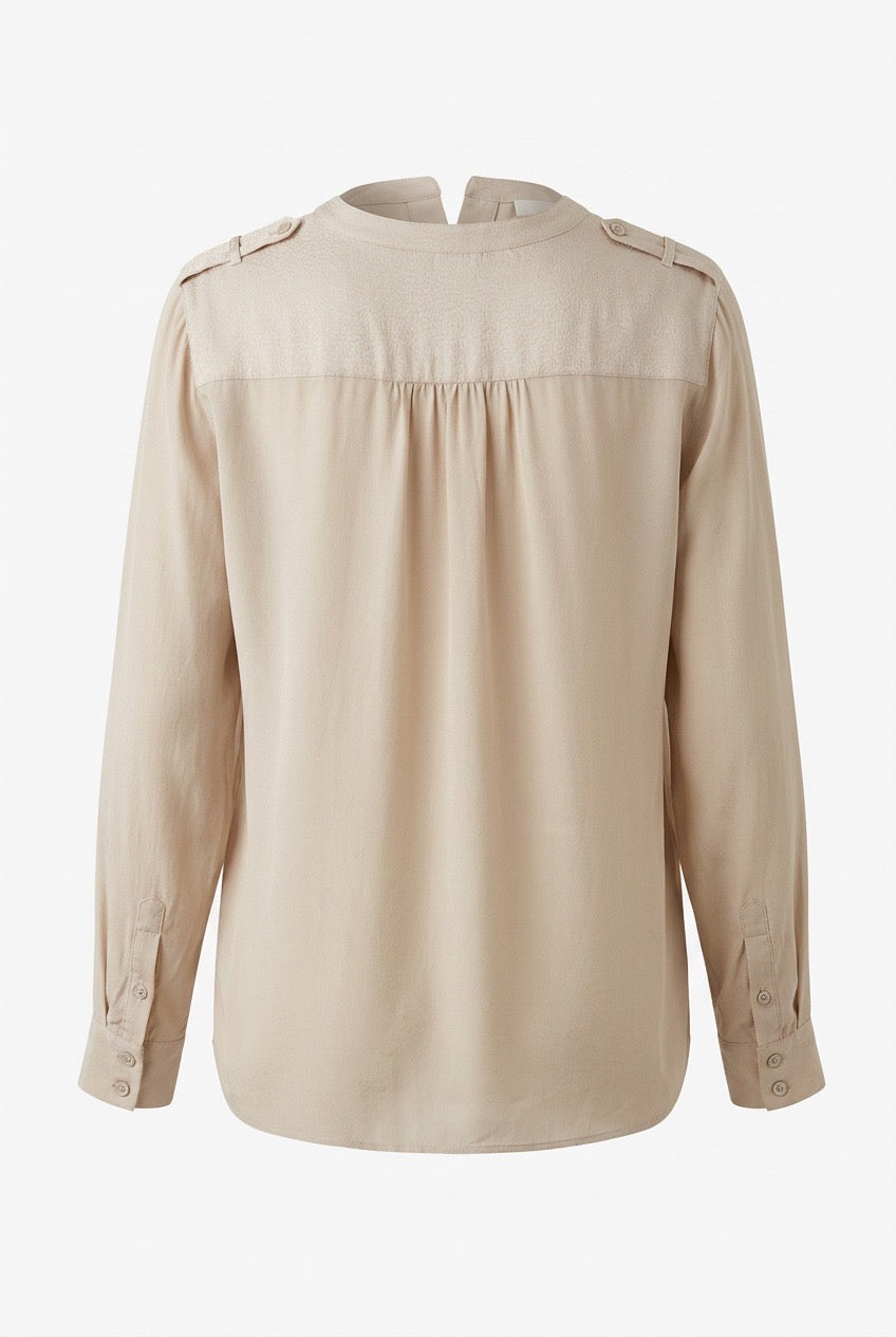 Blouse de dos en soie Gérard Darel femme - Seconde main luxe – VestiaireFMR Genève Suisse