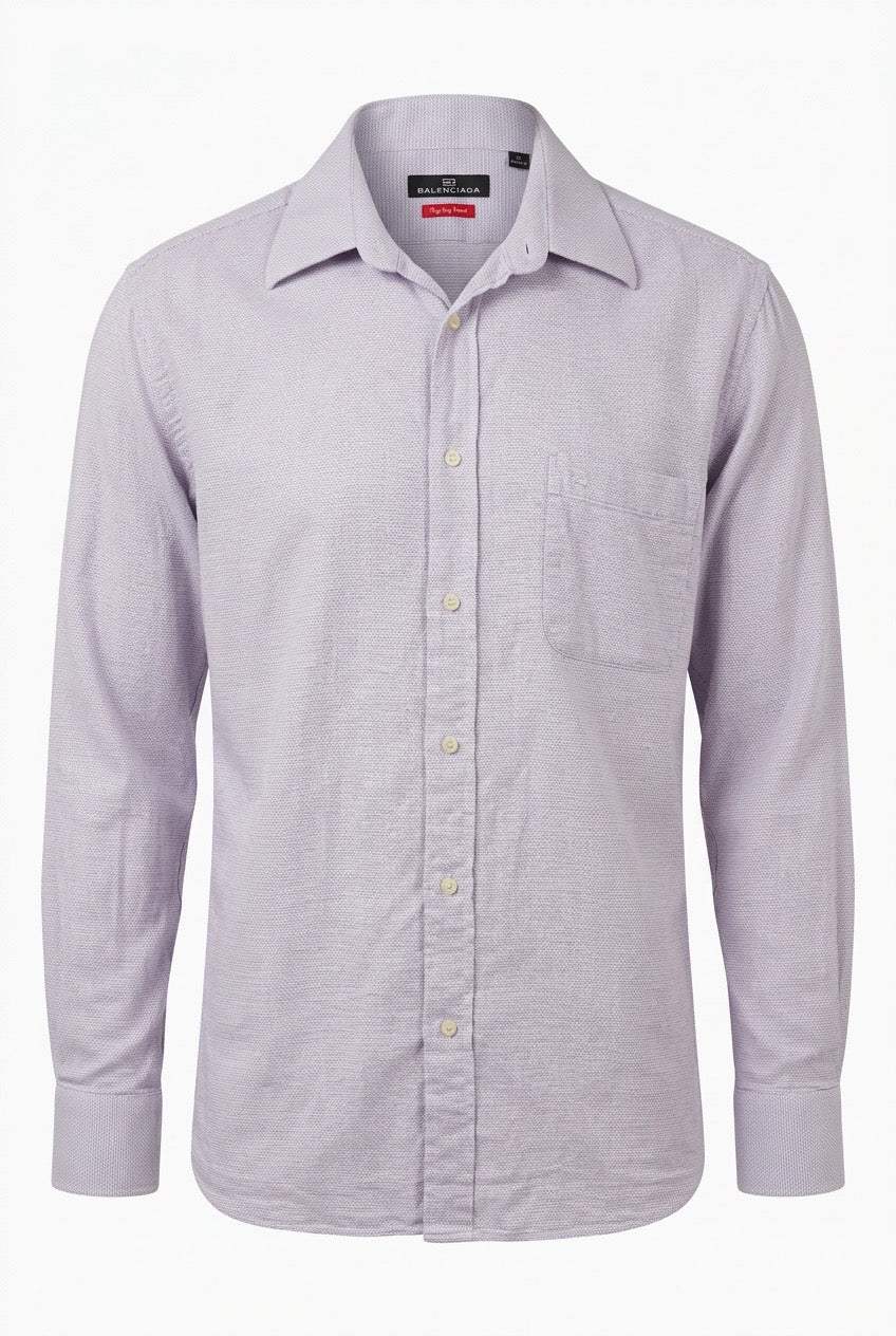 Chemise homme de face en coton Balenciaga - Seconde main luxe – VestiaireFMR Genève Suisse