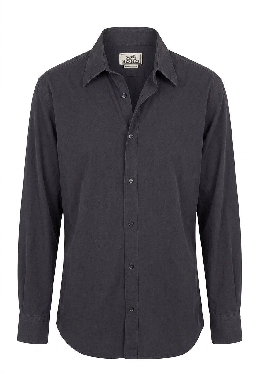 Chemise homme Hermès – Seconde main luxe – VestiaireFMR Genève Suisse
