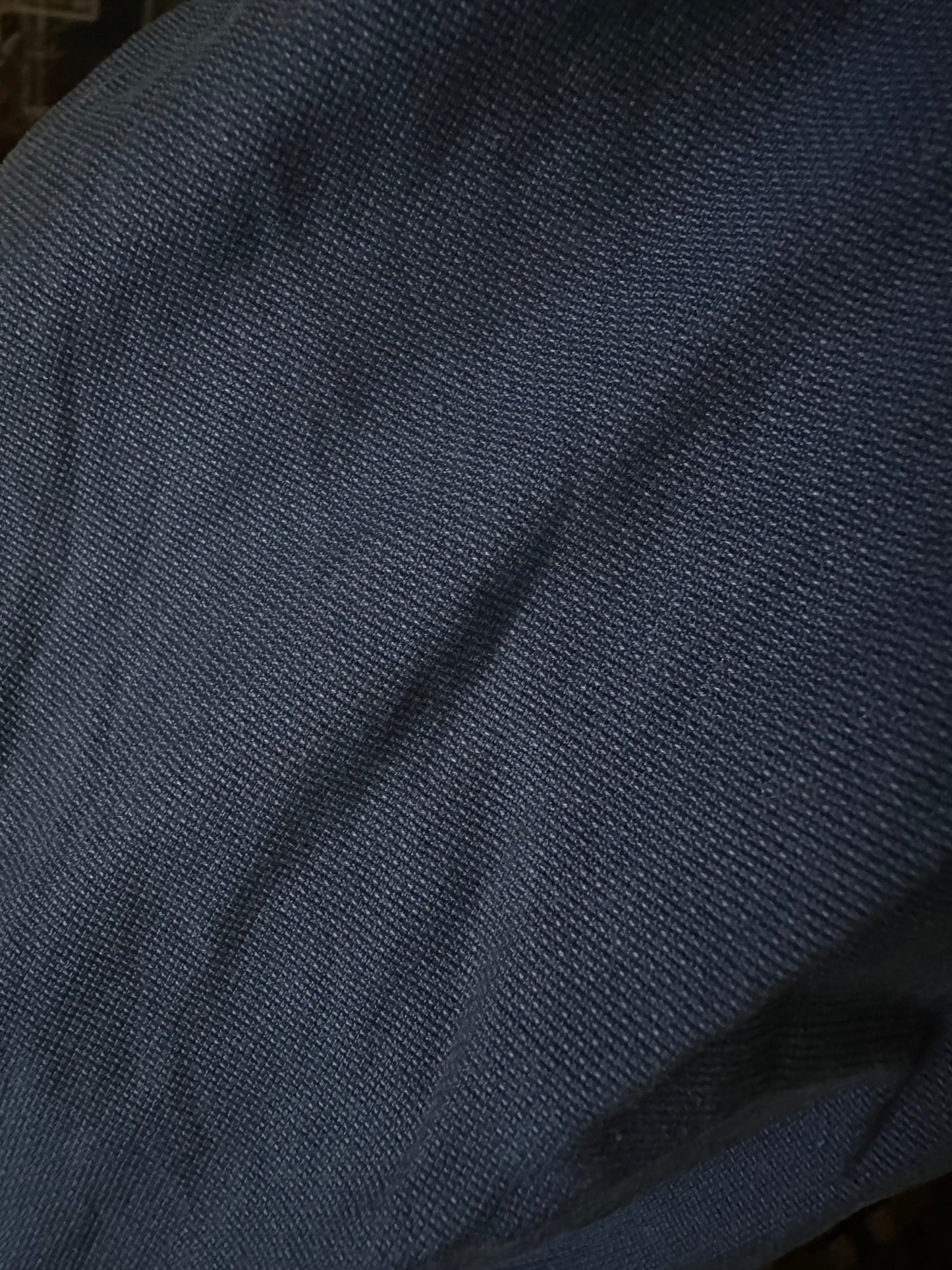 Hermès Paris Chemise Coton Bleu Nuit Boutons Manchettes